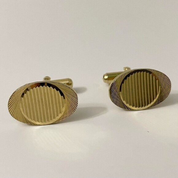 Vintage Mens Cufflinks 0.75 Inch Size Cuff Links - Picture 8 of 15